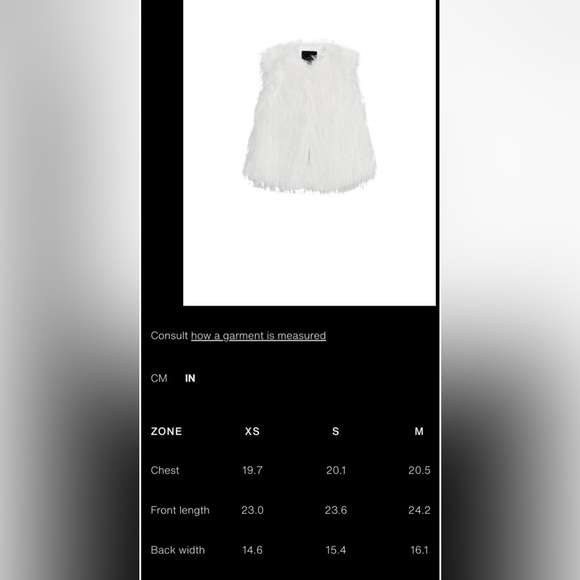 Zara White Faux Fur Vest - Picture 16 of 16